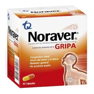 Noraver-G Gripa cápsulas Tecnoquímicas - Sobre x 4