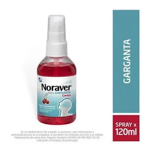 Noraver Garganta spray cereza 120 mL Tecnoquímicas