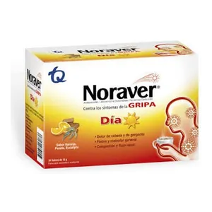 Noraver Gripa Día polvo sobres caja x24 Tecnoquímicas - Caja x 24