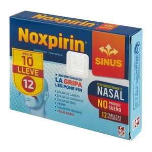 Noxpirin Sinus tabletas recubiertas Siegfried