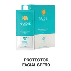 Nude Protect protector facial SPF 50 sachets - Caja x 12
