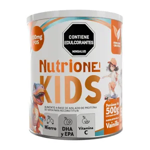 Nutrione Kids alimento con proteína de soya vainilla 500 g