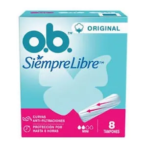 o.b. SiempreLibre tampones original mini x8