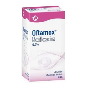 Oftamox moxifloxacina 0,5% solución oftálmica 5 mL Tecnoquímicas