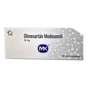 Olmesartán medoxomil 20 mg tabletas recubiertas MK