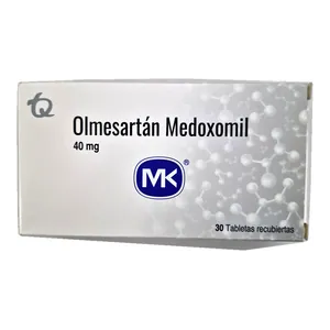Olmesartán medoxomil 40 mg tabletas recubiertas MK