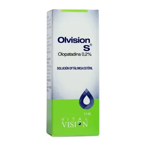 Olvision S olopatadina 0,2% solución oftálmica 2,5 mL Vitalvision