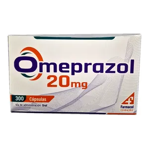 Omeprazol 20 mg cápsulas Farmacol - Caja x 300