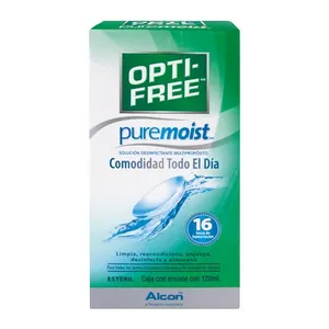 Opti-Free PureMoist solución para lentes de contacto 120 mL