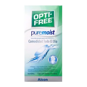 Opti-Free PureMoist solución para lentes de contacto 90 mL
