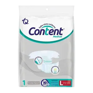 Pañal para adulto Content Medical talla L x1