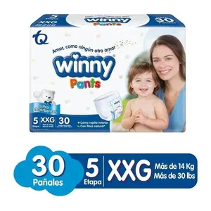Pañales Winny Pants etapa 5 XXG x30