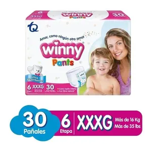 Pañales Winny Pants etapa 6 XXXG x30