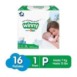 Pañales Winny Sec etapa 1 P x16