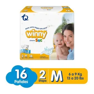 Pañales Winny Sec etapa 2 M x16