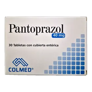 Pantoprazol 40 mg tabletas con cubierta entérica Colmed - Caja x 30