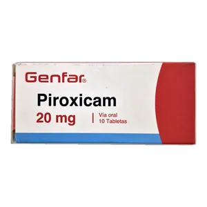 Piroxicam 20 mg tabletas Genfar