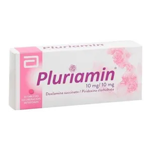 Pluriamin doxilamina + piridoxina tabletas Abbott - Caja x 30
