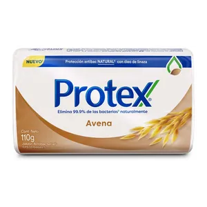 Protex jabón antibacterial avena 110 g