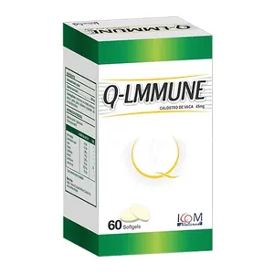 Q-Immune calostro de vaca cápsulas blandas x60