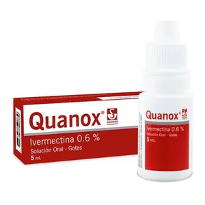 Quanox ivermectina 0,6% solución oral gotas 5 mL Siegfried