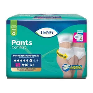 Ropa interior desechable Tena Pants Comfort talla L x16