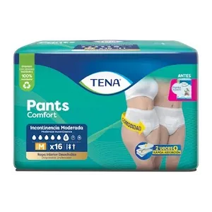 Ropa interior desechable Tena Pants Comfort talla M x16
