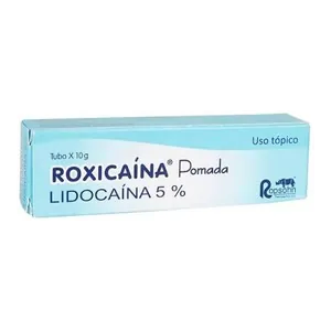 Roxicaína pomada lidocaína 5% 10 g Ropsohn