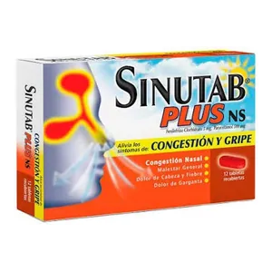 Sinutab Plus NS tabletas recubiertas