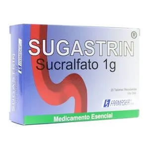Sugastrin sucralfato 1 g tabletas recubiertas Farmaser