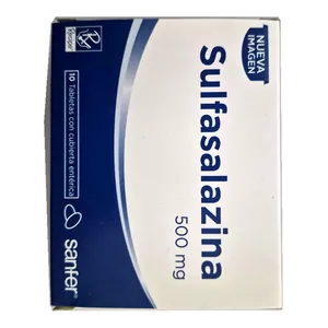 Sulfasalazina 500 mg tabletas con cubierta entérica Sanfer