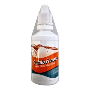 Sulfato ferroso gotas solución oral 20 mL Laproff