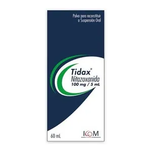 Tidax nitazoxanida 100 mg/5 mL suspensión oral 60 mL