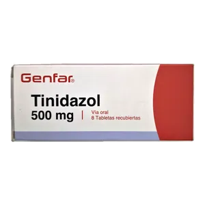 Tinidazol 500 mg tabletas recubiertas Genfar