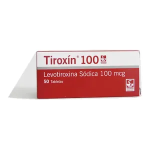 Tiroxín 100 levotiroxina sódica 100 mcg tabletas Siegfried