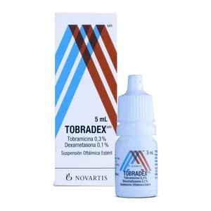 Tobradex suspensión oftálmica 5 mL Novartis