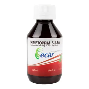 Trimetoprim sulfa suspensión oral Ecar