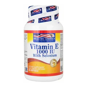 Vitamin E 1000 UI con selenio cápsulas blandas x50