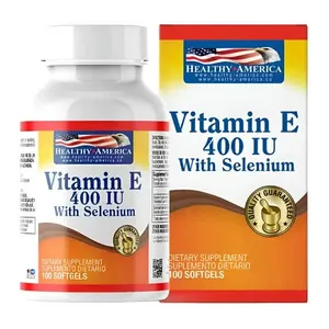 Vitamin E 400 UI con selenio cápsulas blandas x100