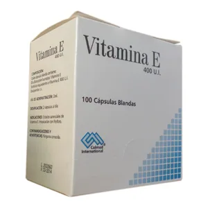 Vitamina E 400 UI cápsulas blandas Colmed - Caja x 100