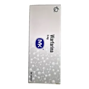 Warfarina 5 mg tabletas MK - Caja x 30