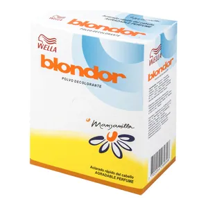 Wella Blondor polvo decolorante manzanilla - Caja x 10