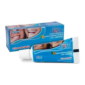 Whole Fresh crema adhesiva para prótesis dental sin sabor